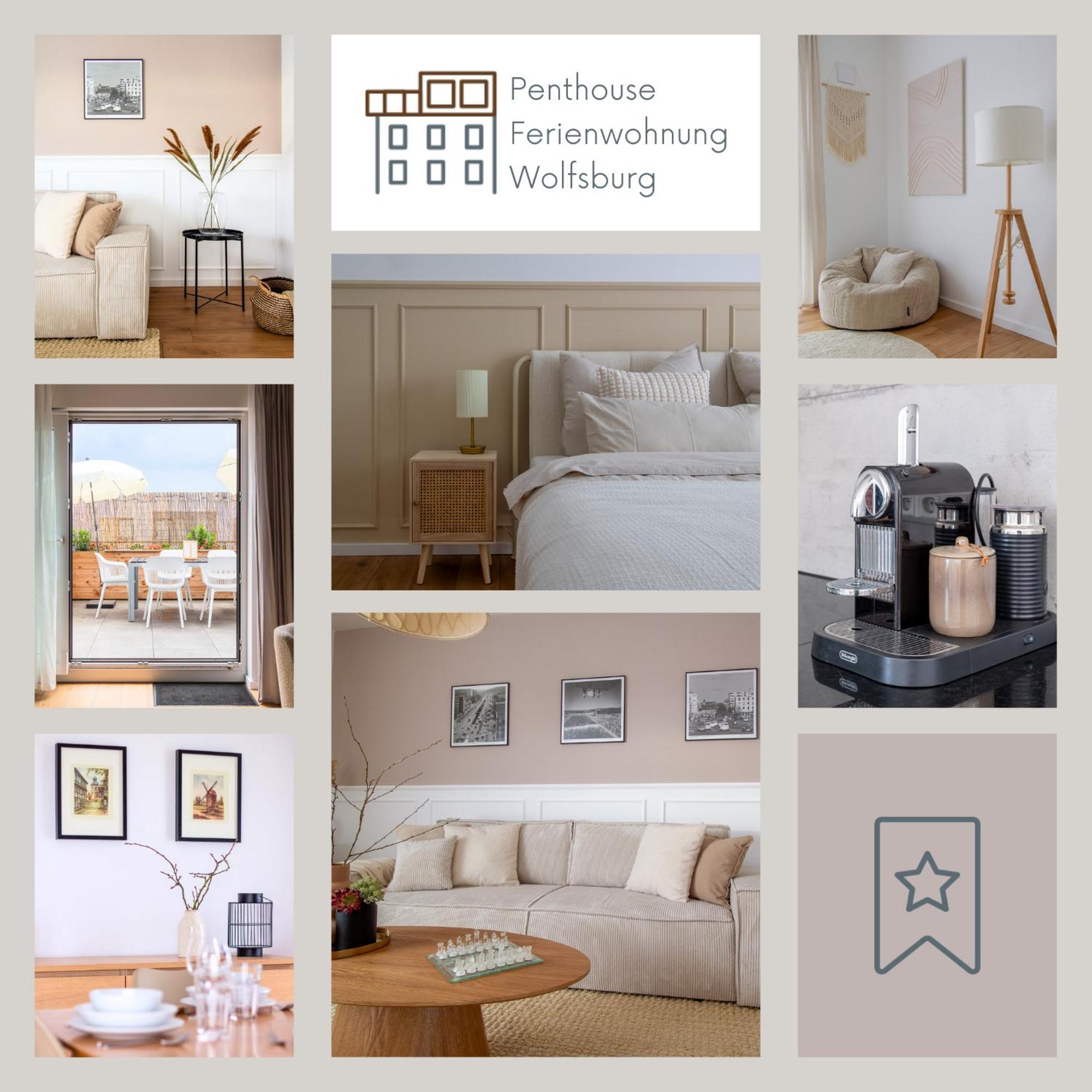 Penthouse-Ferienwohnung 볼프스부르크 외부 사진